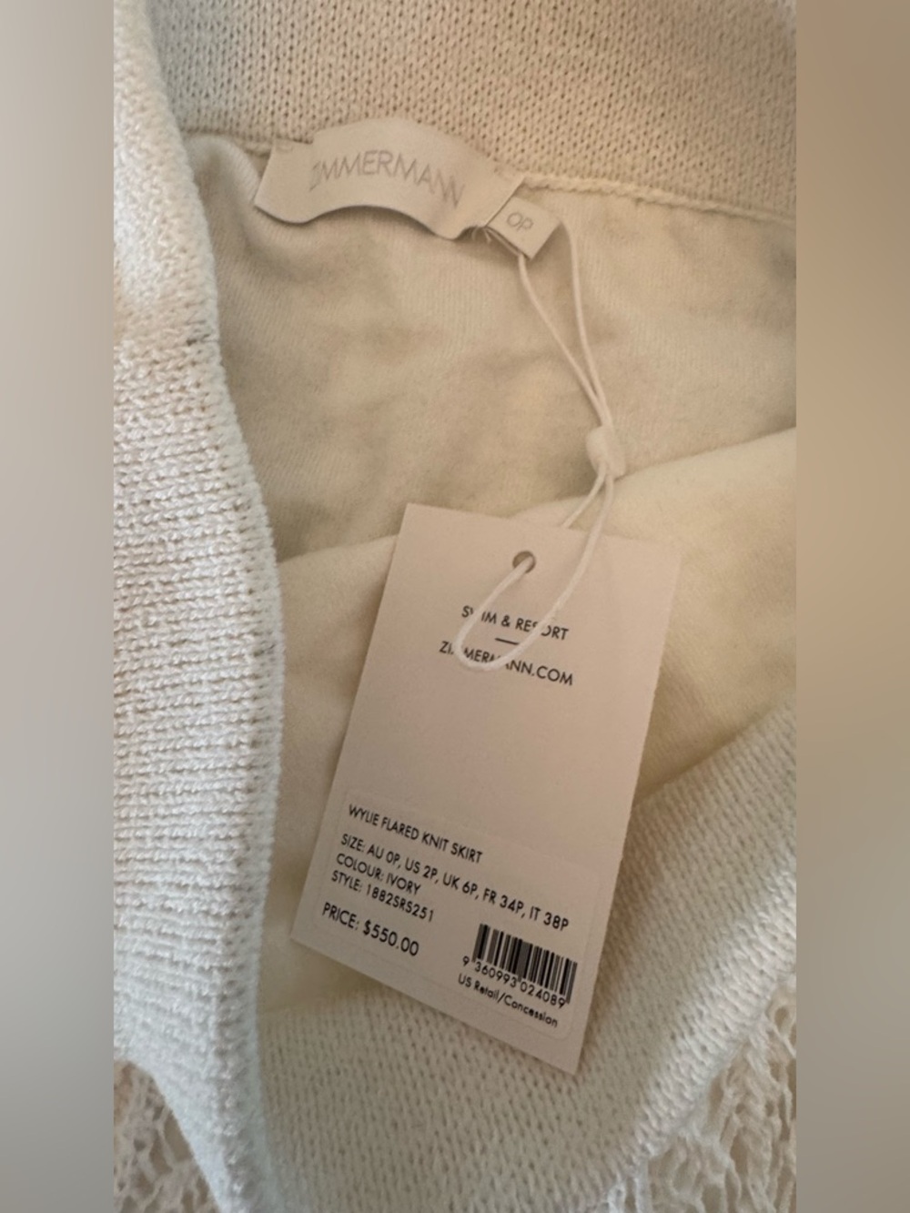 Zimmermann Wylie Flared Knit Maxi Skirt - Picture 7 of 7